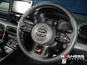 Toyota GR Yaris Steering Wheel Trim - Carbon Fiber - Lower Trim Toyota GR Yaris Steering Wheel Trim - Carbon Fiber - Lower Trim